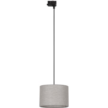 Żyrandol na lince do 3-fazowego systemu szynowego TRACER 1xE27/15W/230V śr. 30 cm czarny/szary
