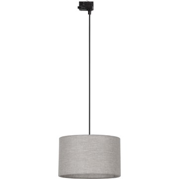 Żyrandol na lince do 3-fazowego systemu szynowego TRACER 1xE27/15W/230V śr. 38 cm czarny/szary