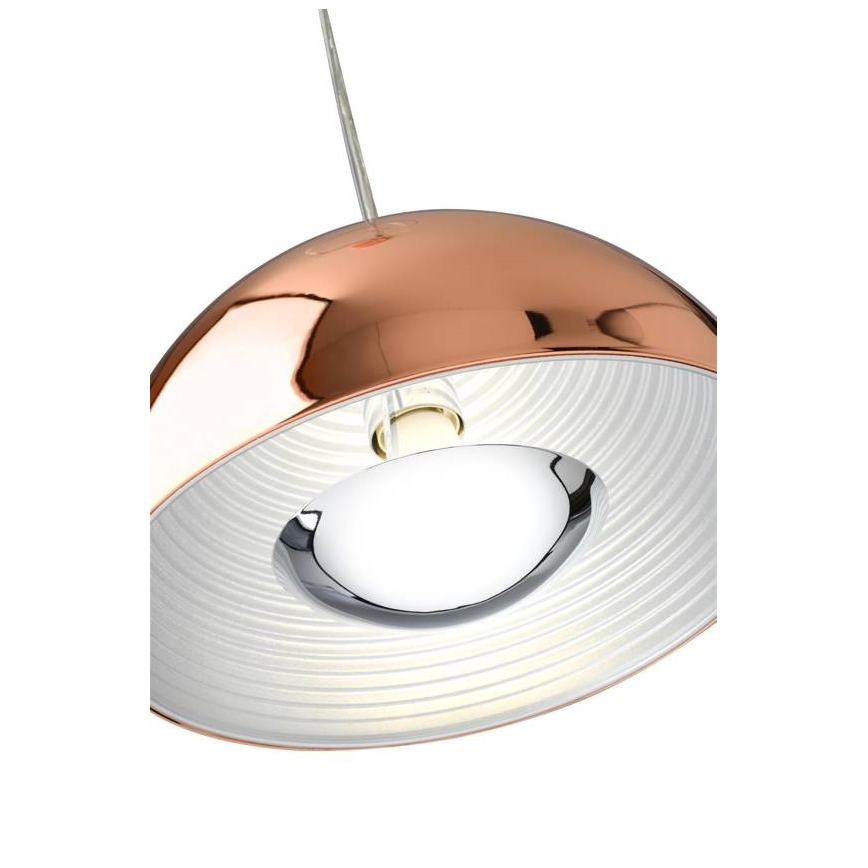 Żyrandol na lince DORADA 1xE27/60W/230V miedź