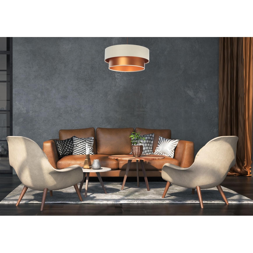 Żyrandol na lince DUO 1xE27/60W/230V