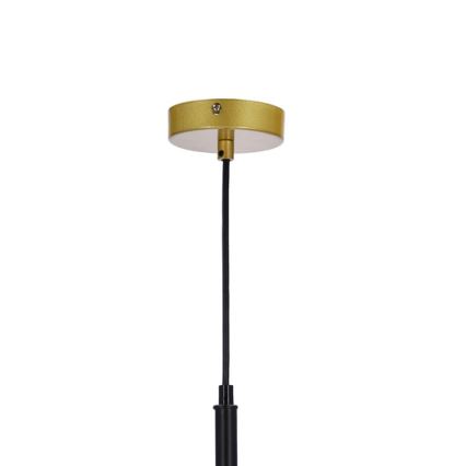 Żyrandol na lince DUO 3xE14/40W/230V złoty/czarny