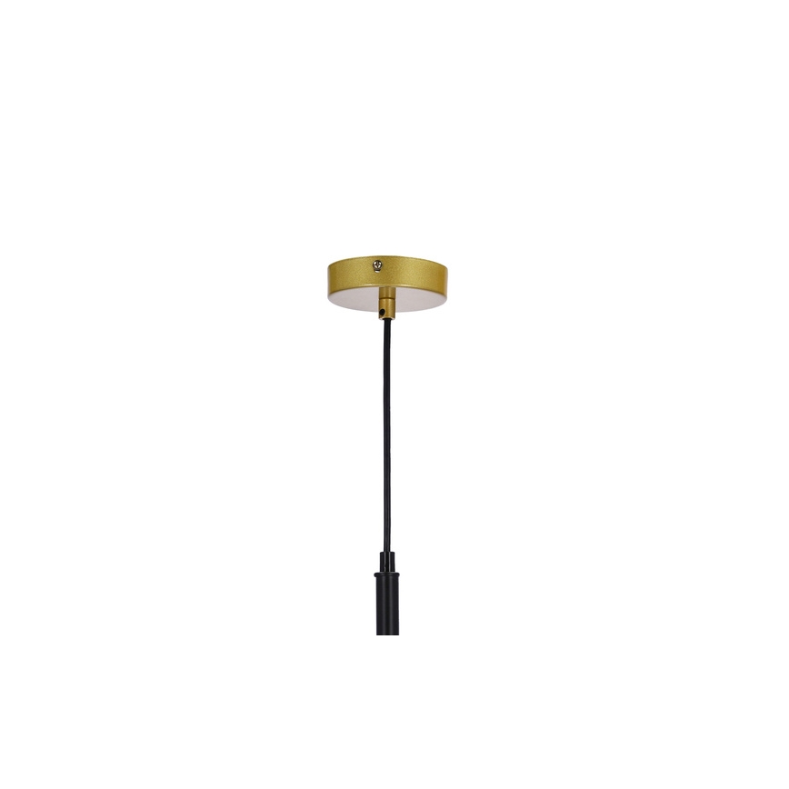 Żyrandol na lince DUO 3xE14/40W/230V złoty/czarny