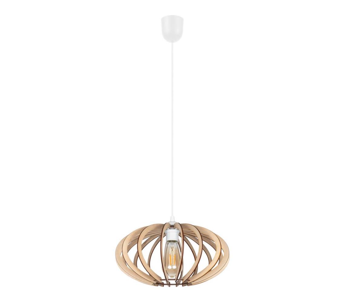Żyrandol na lince EARTH 1xE27/60W/230V biały/beżowy