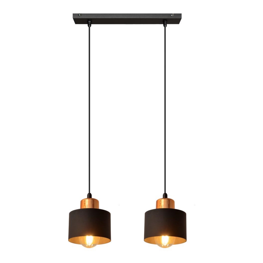 Żyrandol na lince EDISON 2xE27/15W/230V