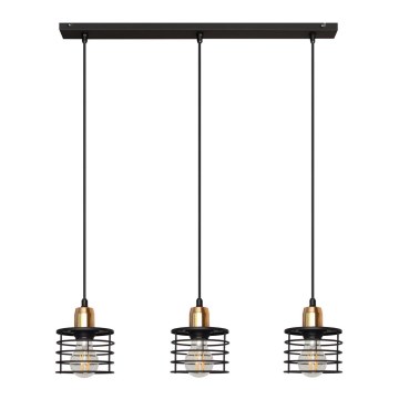 Żyrandol na lince EDISON 3xE27/15W/230V