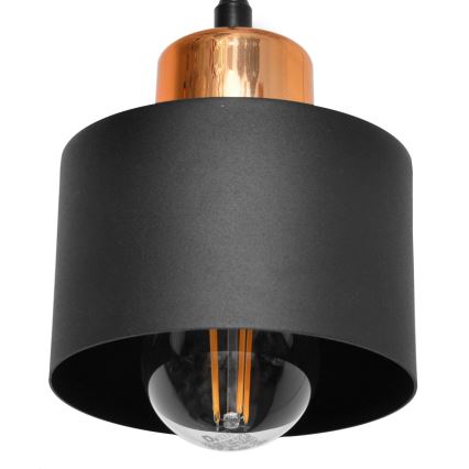 Żyrandol na lince EDISON 3xE27/15W/230V