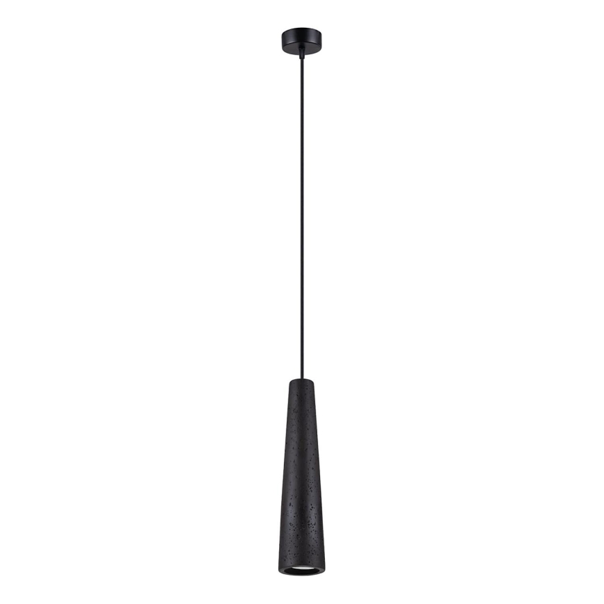 Żyrandol na lince ELECTRA 1xGU10/10W/230V beton/czarny