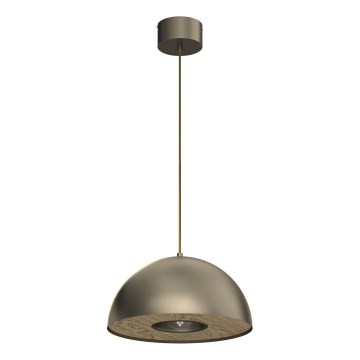 Żyrandol na lince ELGUND 1xE27/15W/230V śr. 35 cm mosiądz