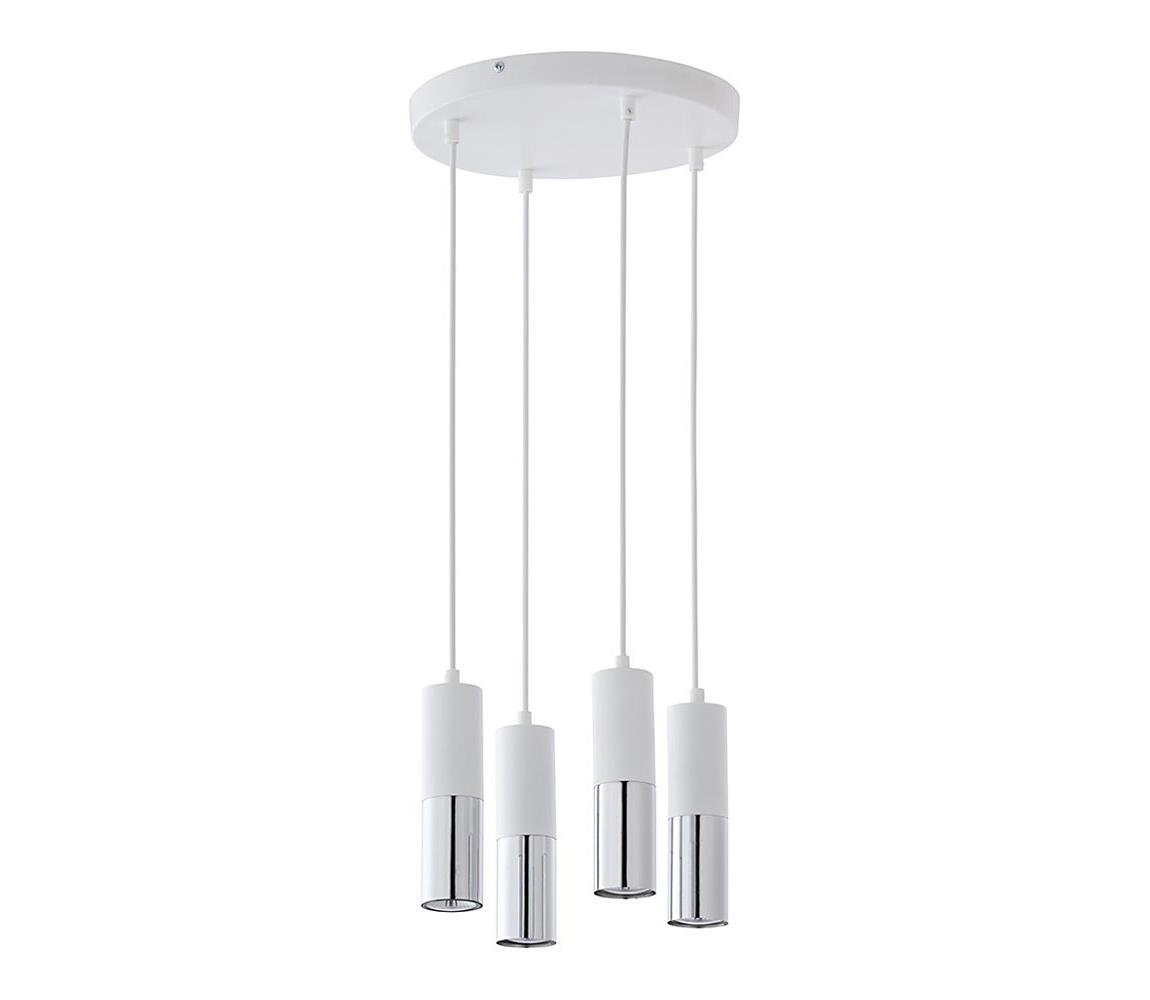 Żyrandol na lince ELIT 4xGU10/10W/230V biały
