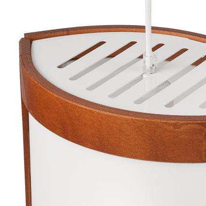 Żyrandol na lince ELODIE 1xE27/60W/230V dąb