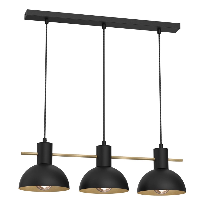 Żyrandol na lince ESTATE MINI 3xE27/15W/230V czarny