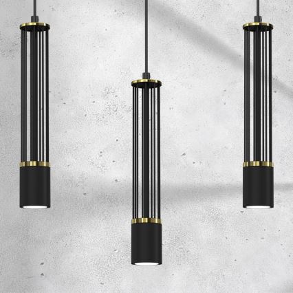 Żyrandol na lince ESTILO 3xGU10/40W/230V czarny