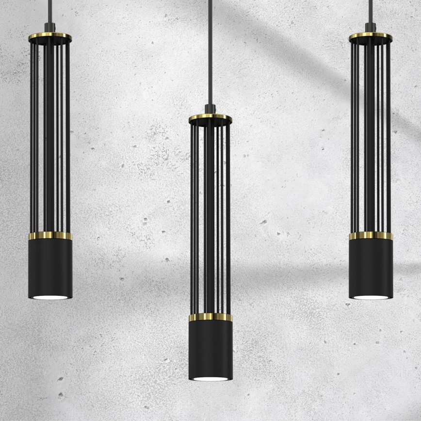 Żyrandol na lince ESTILO 3xGU10/40W/230V czarny
