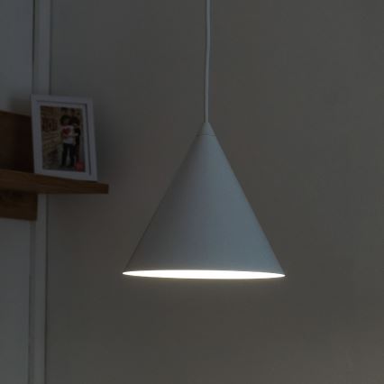 Žyrandol na lince ETNA 1xE27/15W/230V śr. 18,5 cm biały