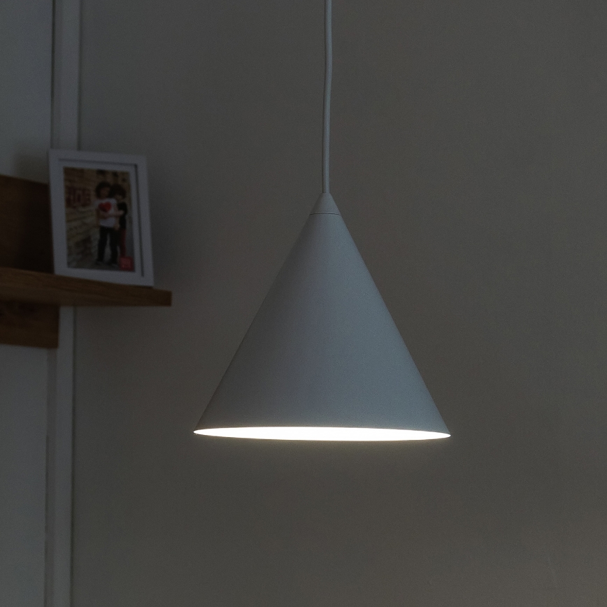 Žyrandol na lince ETNA 1xE27/15W/230V śr. 18,5 cm biały