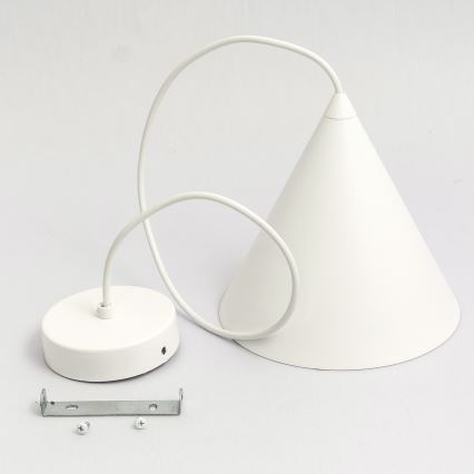 Žyrandol na lince ETNA II 1xE27/15W/230V śr. 18,5 cm biały