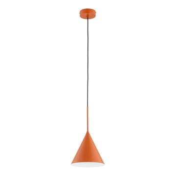 Żyrandol na lince FABO 1xE27/15W/230V miedź