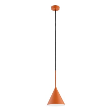 Żyrandol na lince FABO 1xE27/15W/230V miedziany