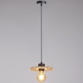 Żyrandol na lince FALCO 1xE27/60W/230V śr. 20 cm beżowy