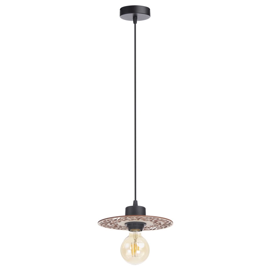 Żyrandol na lince FALCO 1xE27/60W/230V śr. 20 cm beżowy