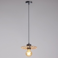 Żyrandol na lince FALCO 1xE27/60W/230V śr. 20 cm beżowy