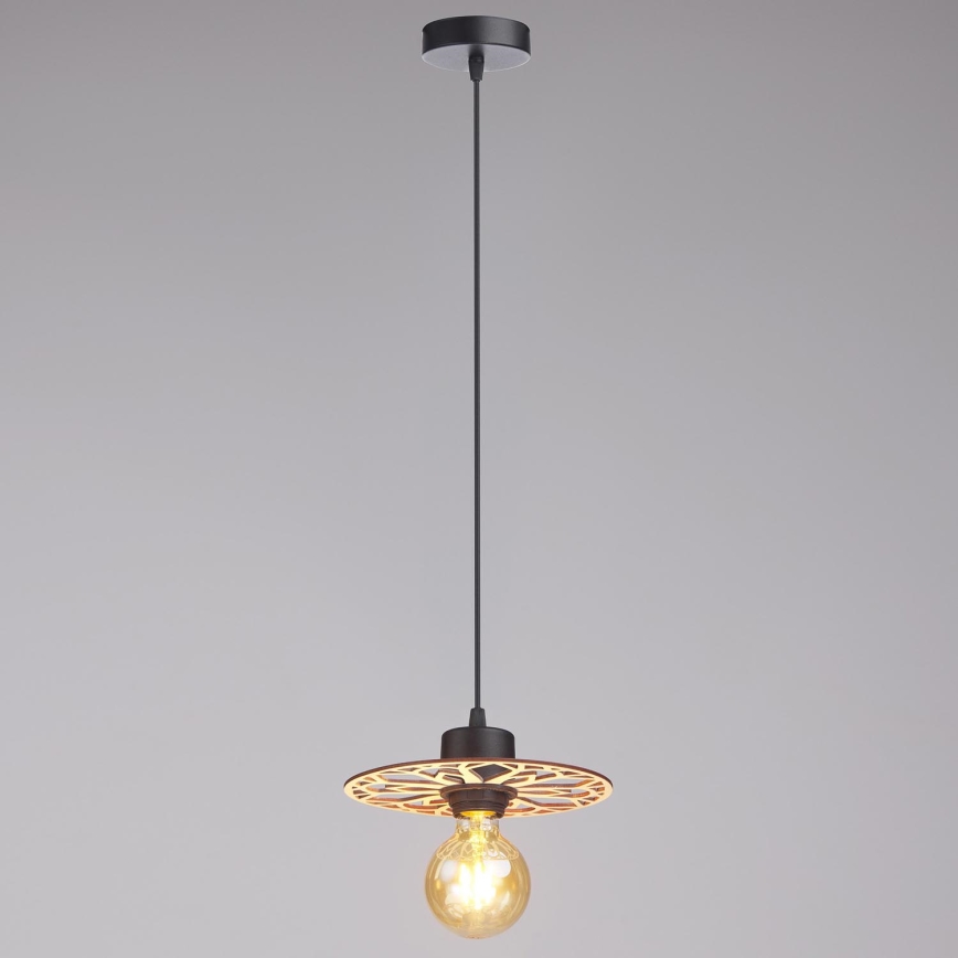 Żyrandol na lince FALCO 1xE27/60W/230V śr. 20 cm beżowy