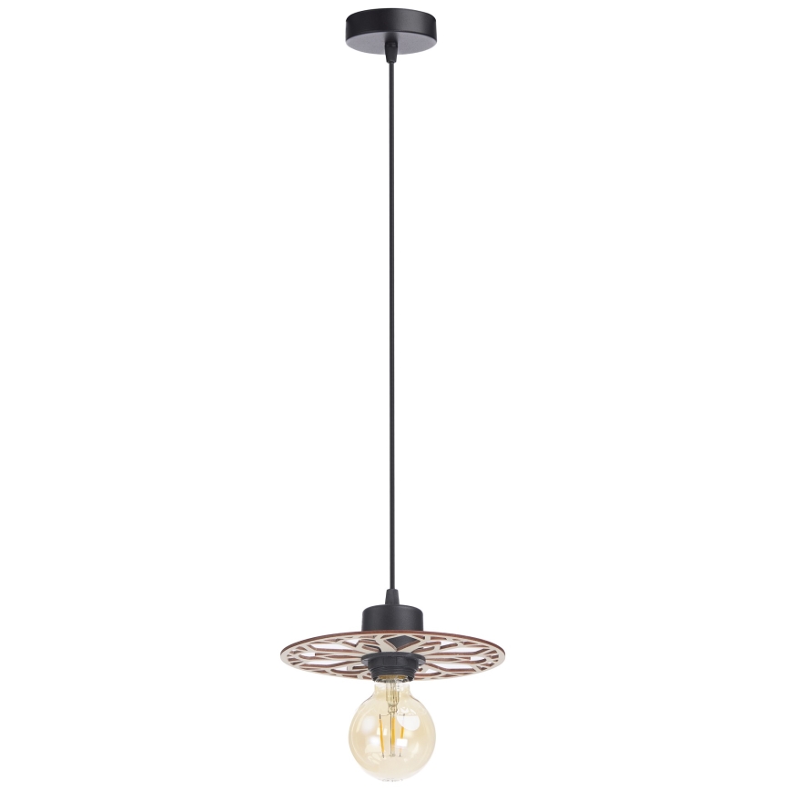 Żyrandol na lince FALCO 1xE27/60W/230V śr. 20 cm beżowy