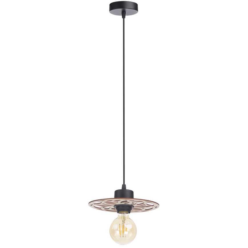 Żyrandol na lince FALCO 1xE27/60W/230V śr. 20 cm beżowy