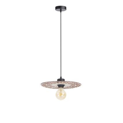 Żyrandol na lince FALCO 1xE27/60W/230V śr. 30 cm beżowy