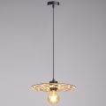 Żyrandol na lince FALCO 1xE27/60W/230V śr. 30 cm beżowy