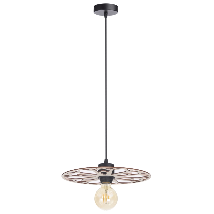 Żyrandol na lince FALCO 1xE27/60W/230V śr. 30 cm beżowy