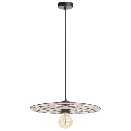 Żyrandol na lince FALCO 1xE27/60W/230V śr. 40 cm beżowy
