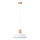 Żyrandol na lince FANO 1xE27/15W/230V śr. 34 cm biały