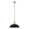 Żyrandol na lince FANO 1xE27/15W/230V śr. 34 cm czarny