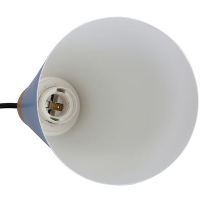 Żyrandol na lince FARO 1xE27/40W/230V niebieski/buk