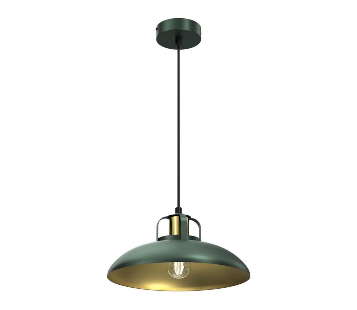 Żyrandol na lince FELIX 1xE27/60W/230V zielony