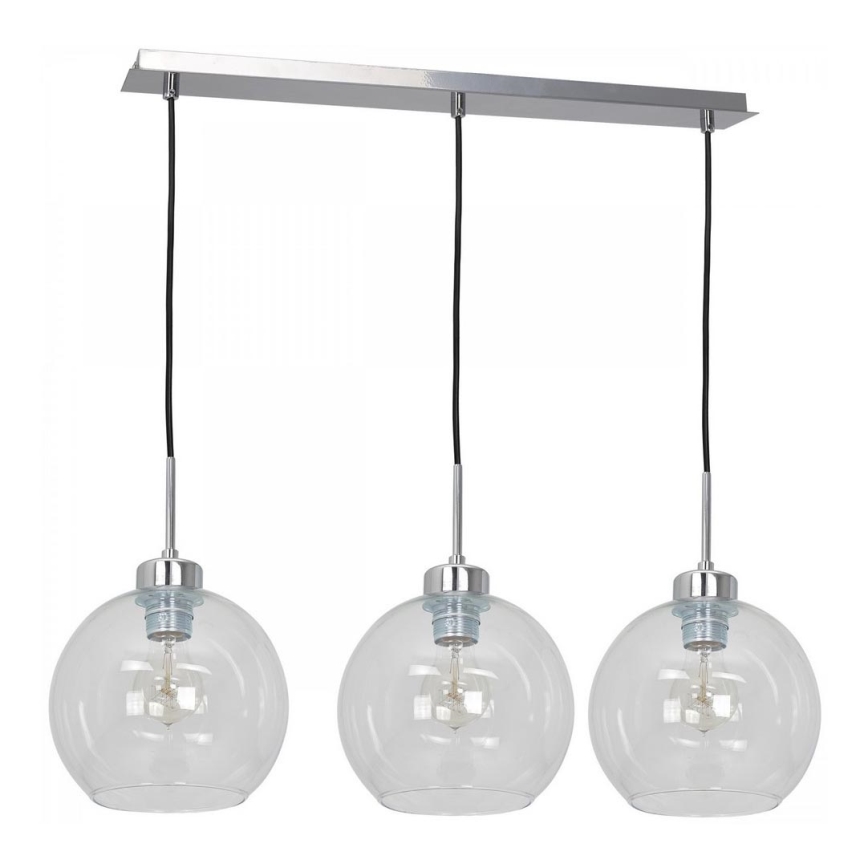 Żyrandol na lince FILL 3xE27/60W/230V