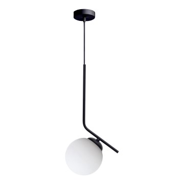 Żyrandol na lince FIRA 1xE27/60W/230V czarny