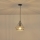 Żyrandol na lince FLARE 1xE27/15W/230V śr. 25 cm beżowy