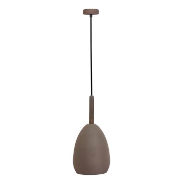 Żyrandol na lince FLEN 1xE27/40W/230V śr. 16 cm brązowy