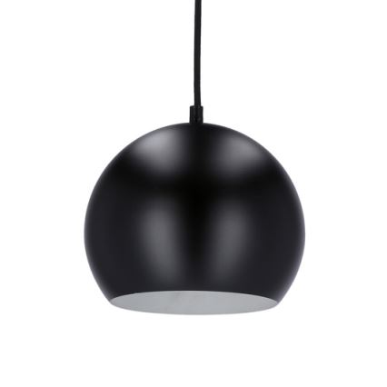 Żyrandol na lince FLEN 1xE27/40W/230V śr. 20 cm czarny