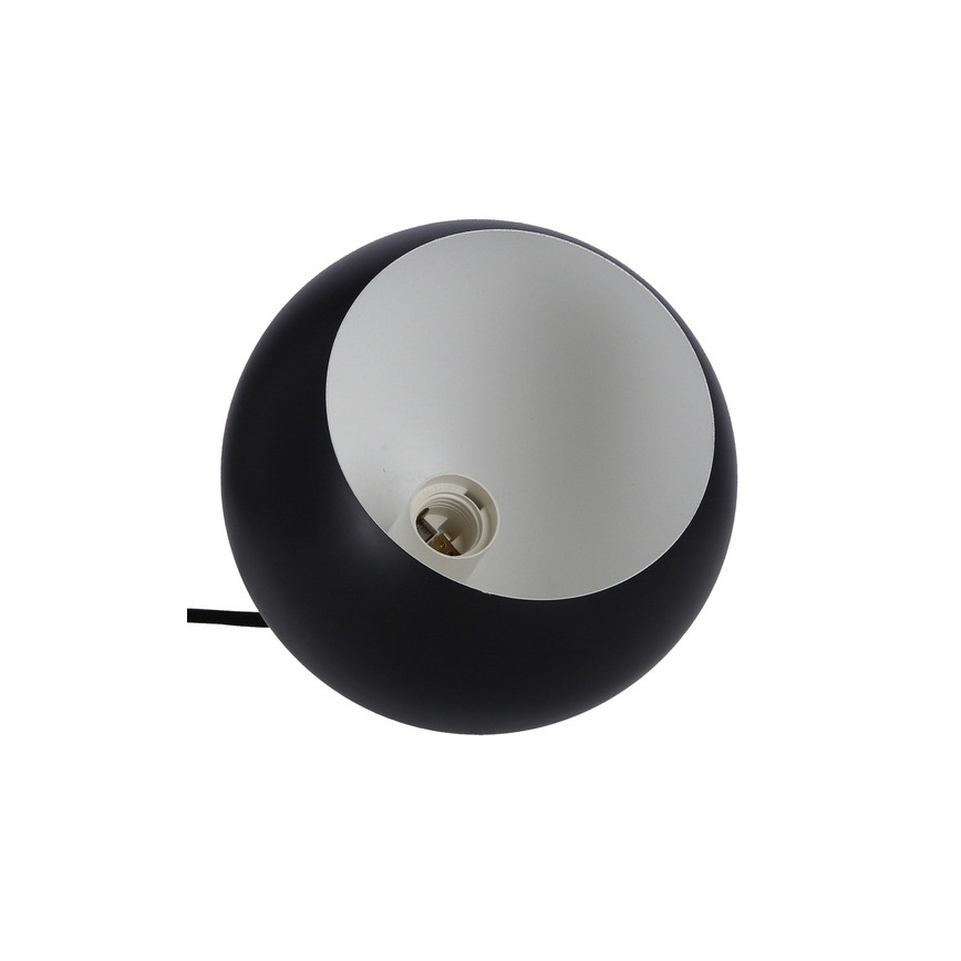 Żyrandol na lince FLEN 1xE27/40W/230V śr. 20 cm czarny