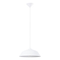 Żyrandol na lince FRIKA 1xE27/15W/230V śr. 34 cm biały