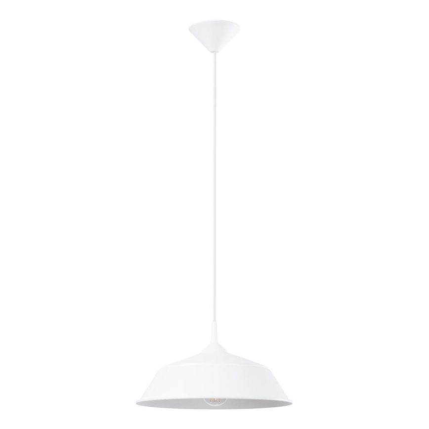 Żyrandol na lince FRIKA 1xE27/15W/230V śr. 34 cm biały