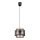 Żyrandol na lince GABI 1xE27/60W/230V złoty/czarny śr. 20 cm