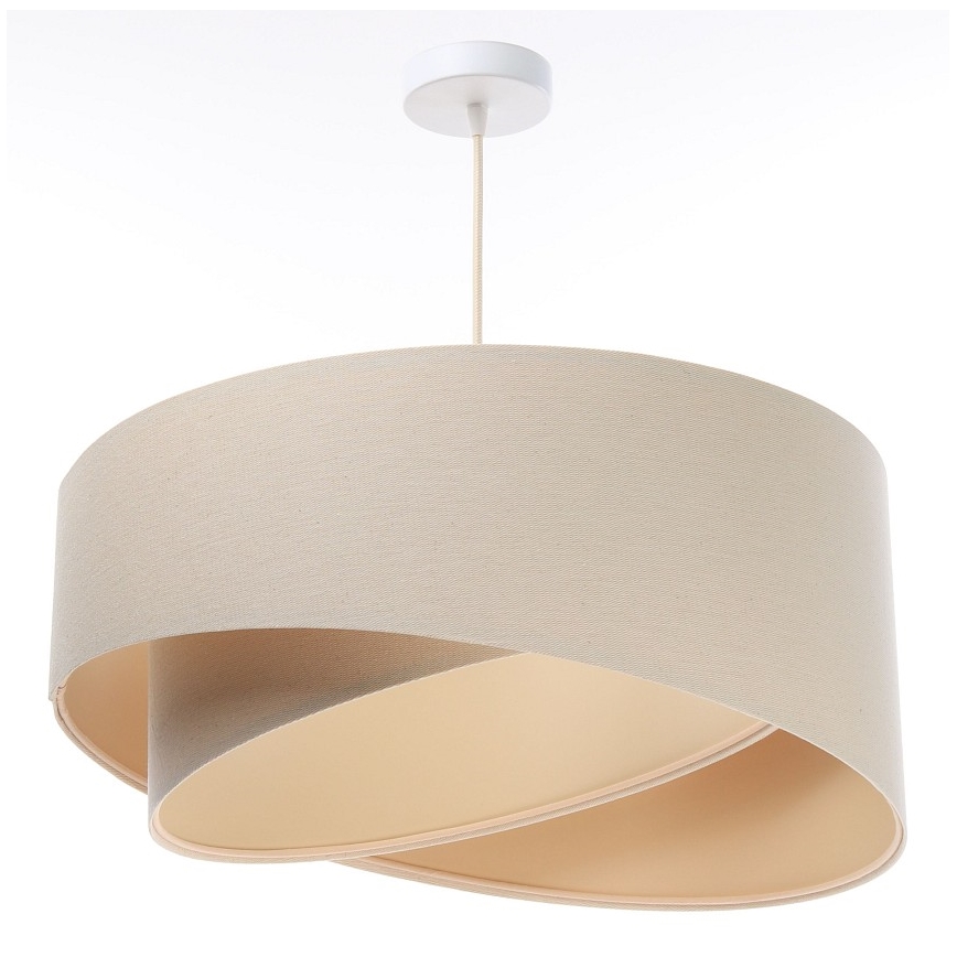 Żyrandol na lince GALAXY 1xE27/60W/230V beżowy