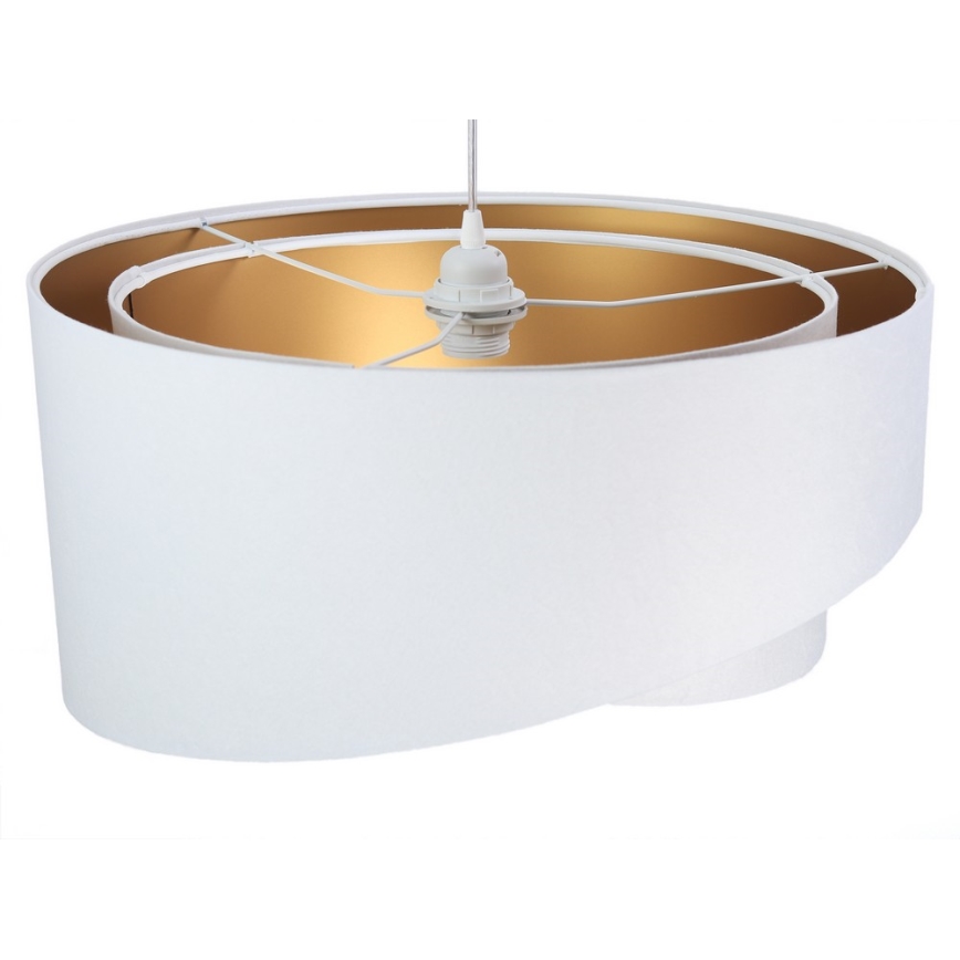 Żyrandol na lince GALAXY 1xE27/60W/230V biały/złoty