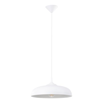 Żyrandol na lince GINA 1xE27/15W/230V śr. 38 cm biały