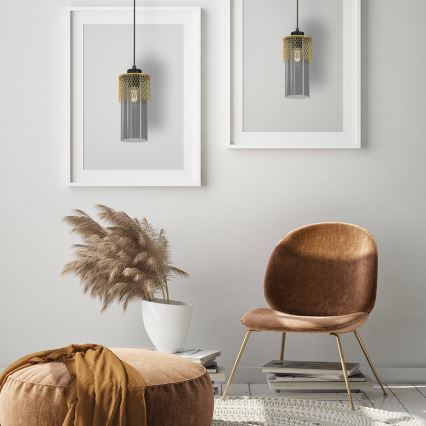 Żyrandol na lince GLAM 1xE27/60W/230V