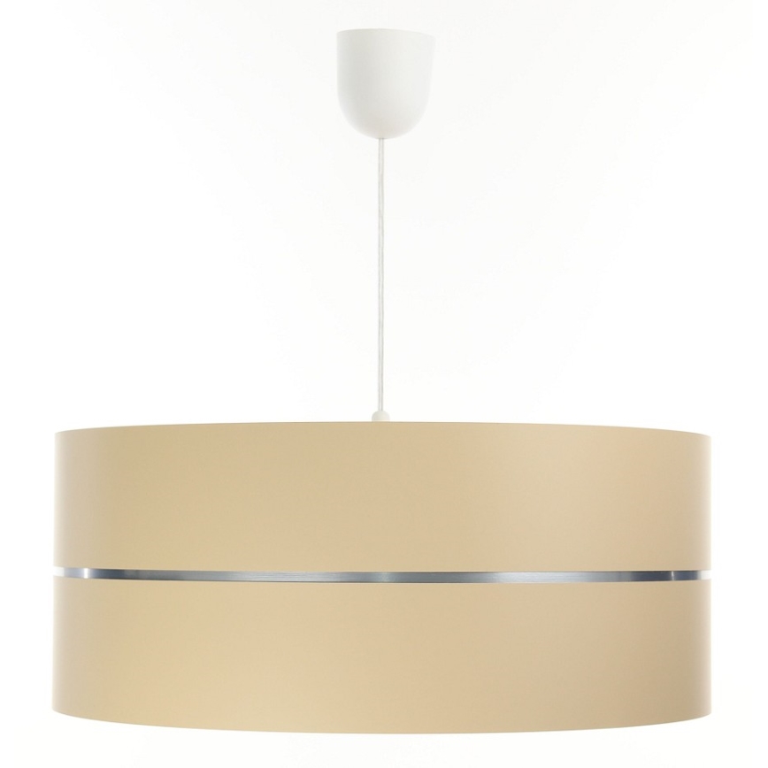 Żyrandol na lince GLAM HOME 1xE27/60W/230V śr. 40 cm beżowy